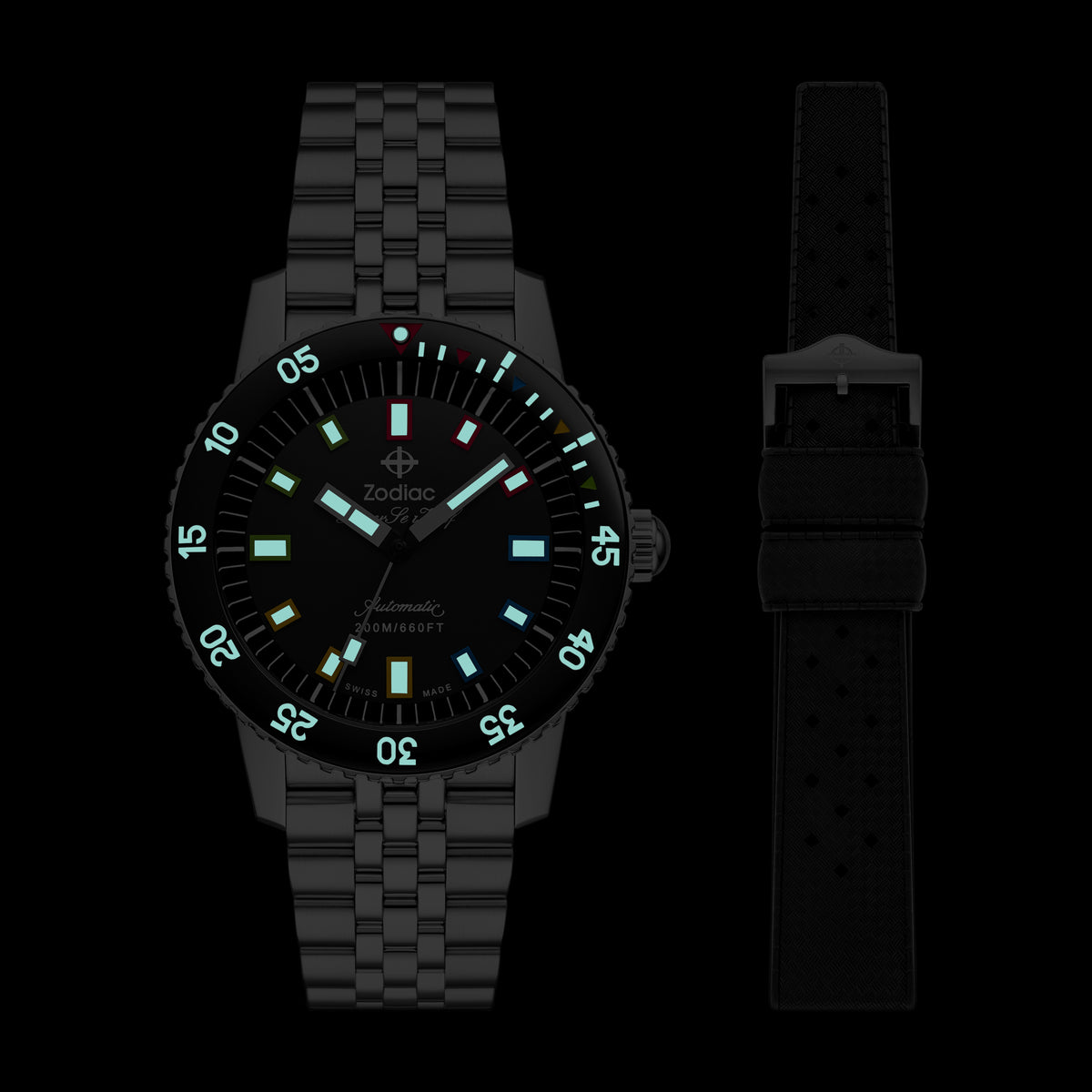 Zodiac Super Sea Wolf Compression Diver II Stainless Steel | Ref. ZO9311 | eBay Limited Edition