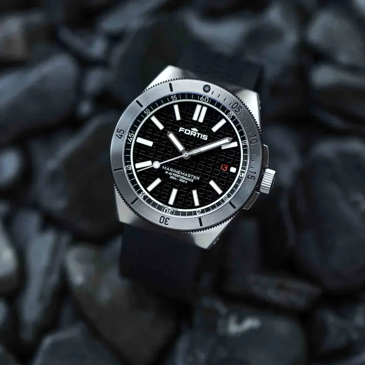 Fortis | Marinemaster M-40 Perform "Gravity Black" | F8120026
