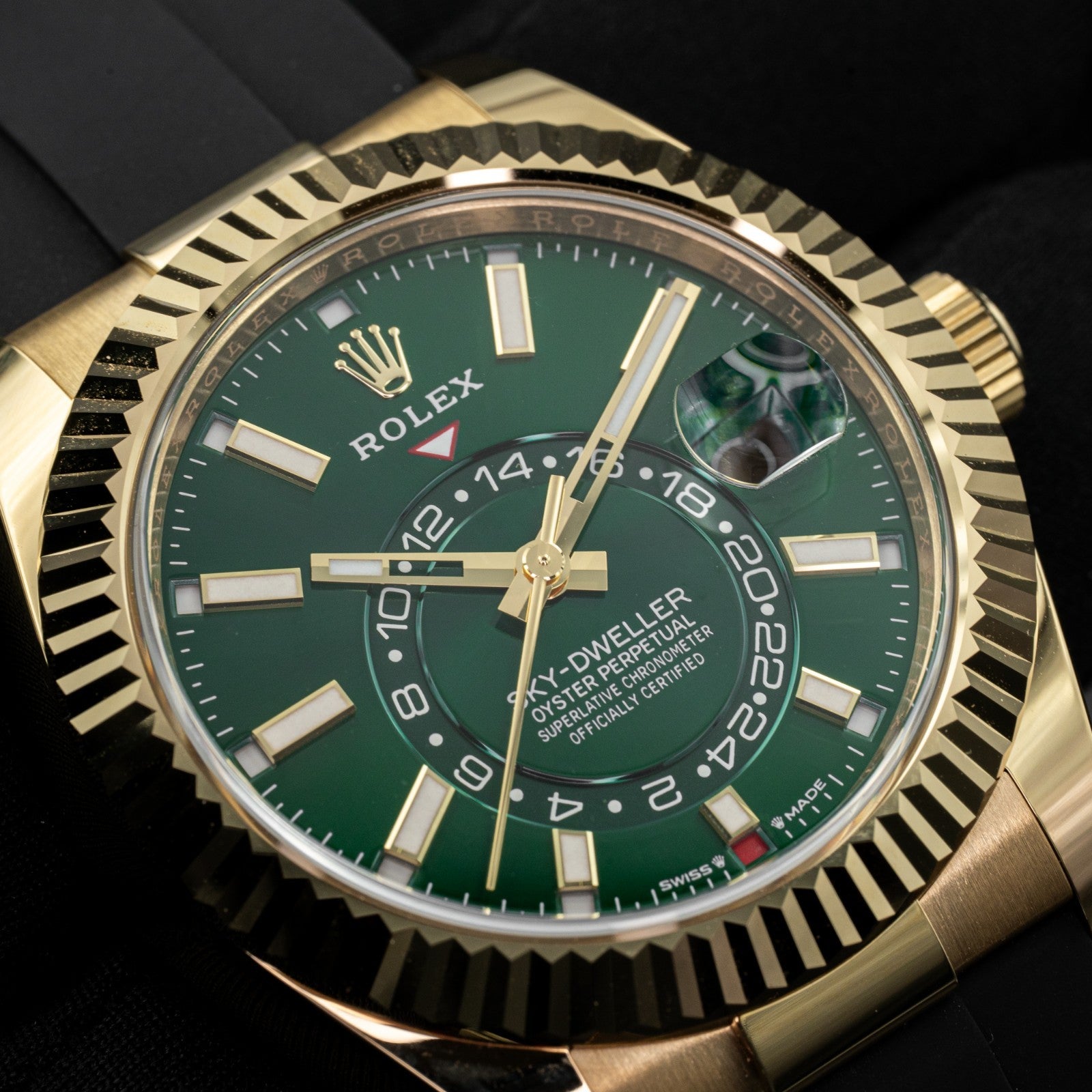 Rolex Sky-Dweller | Green Dial | Ref 336238 | Yellow gold - Rocky