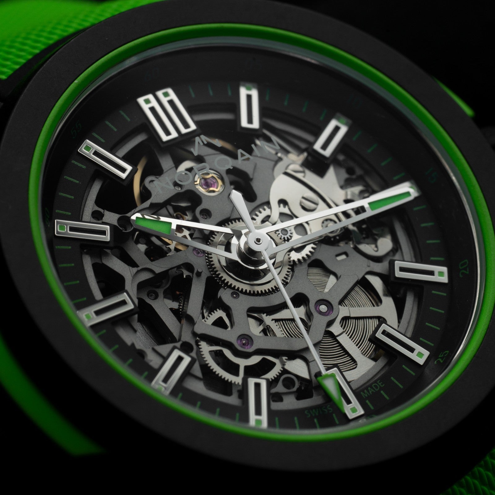 Norqain Wild One Skeleton | “Gecko” | NNQ3000QBE2AS/B014 - Rocky