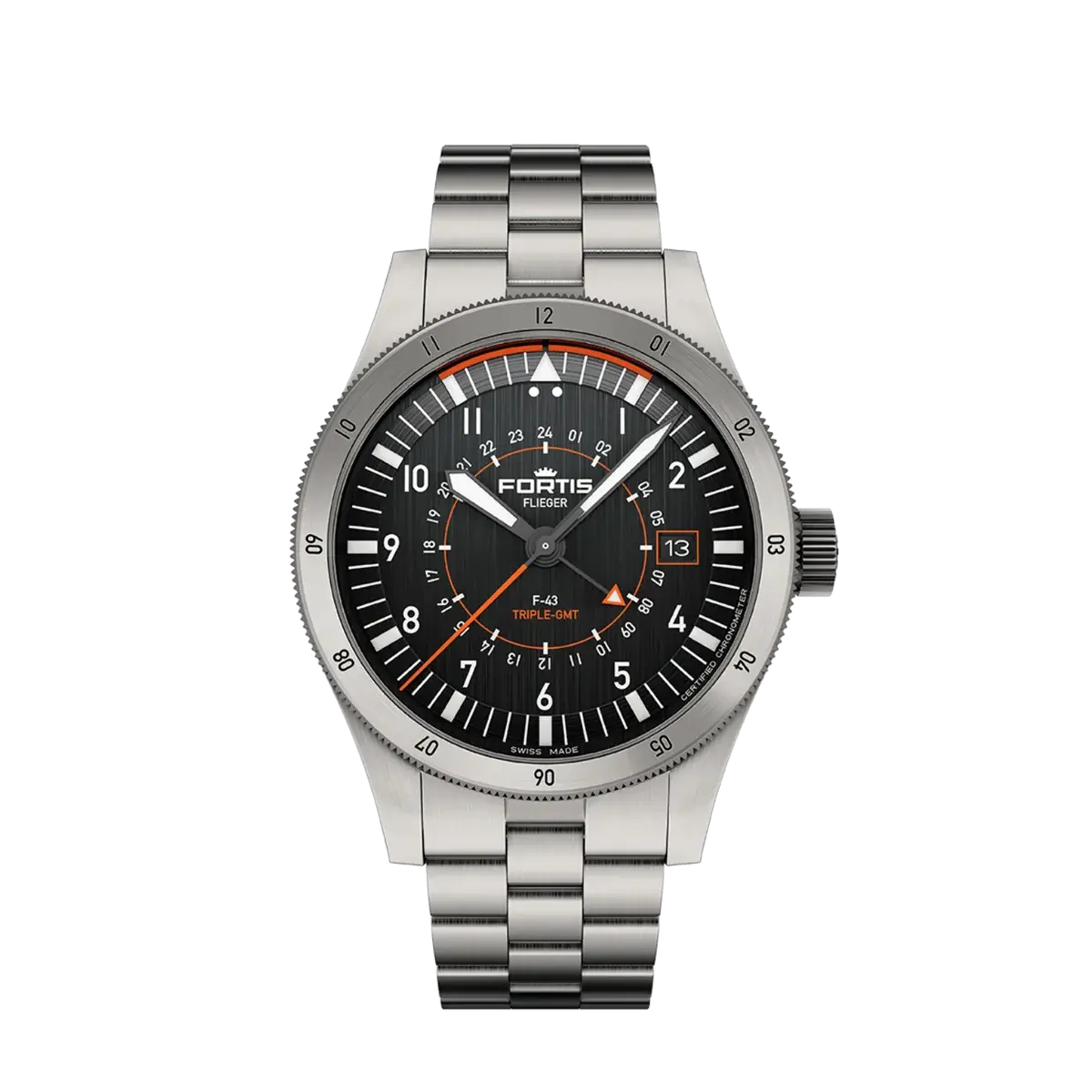 Fortis | Flieger F-43 Triple-GMT "Original" | F4260000
