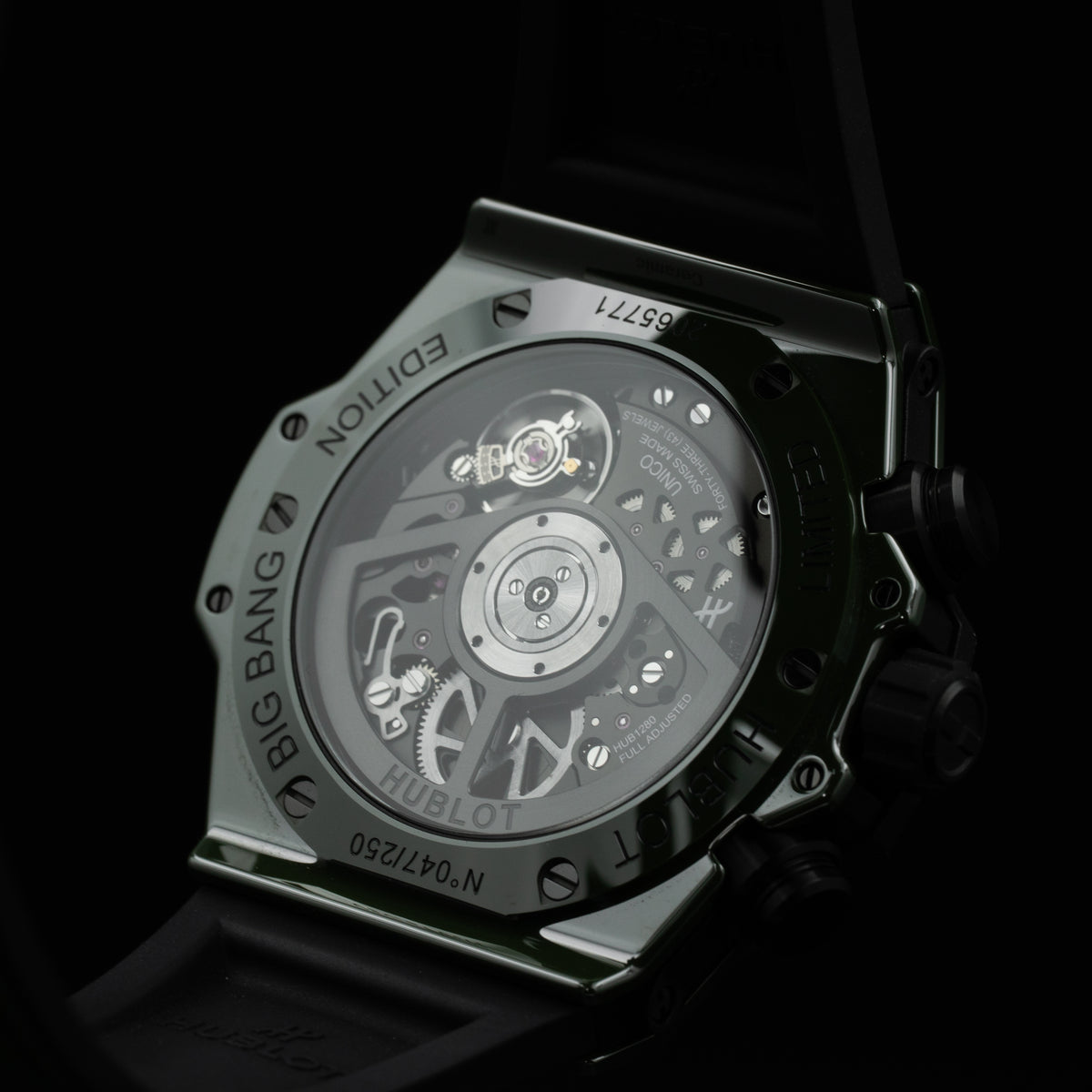 Hublot Big Bang Unico Green Ceramic | 441.GX.5210.RX | Box and Papers