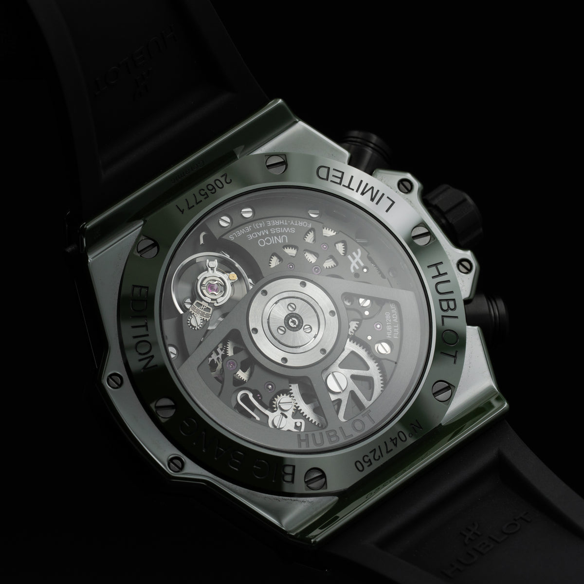Hublot Big Bang Unico Green Ceramic | 441.GX.5210.RX | Box and Papers