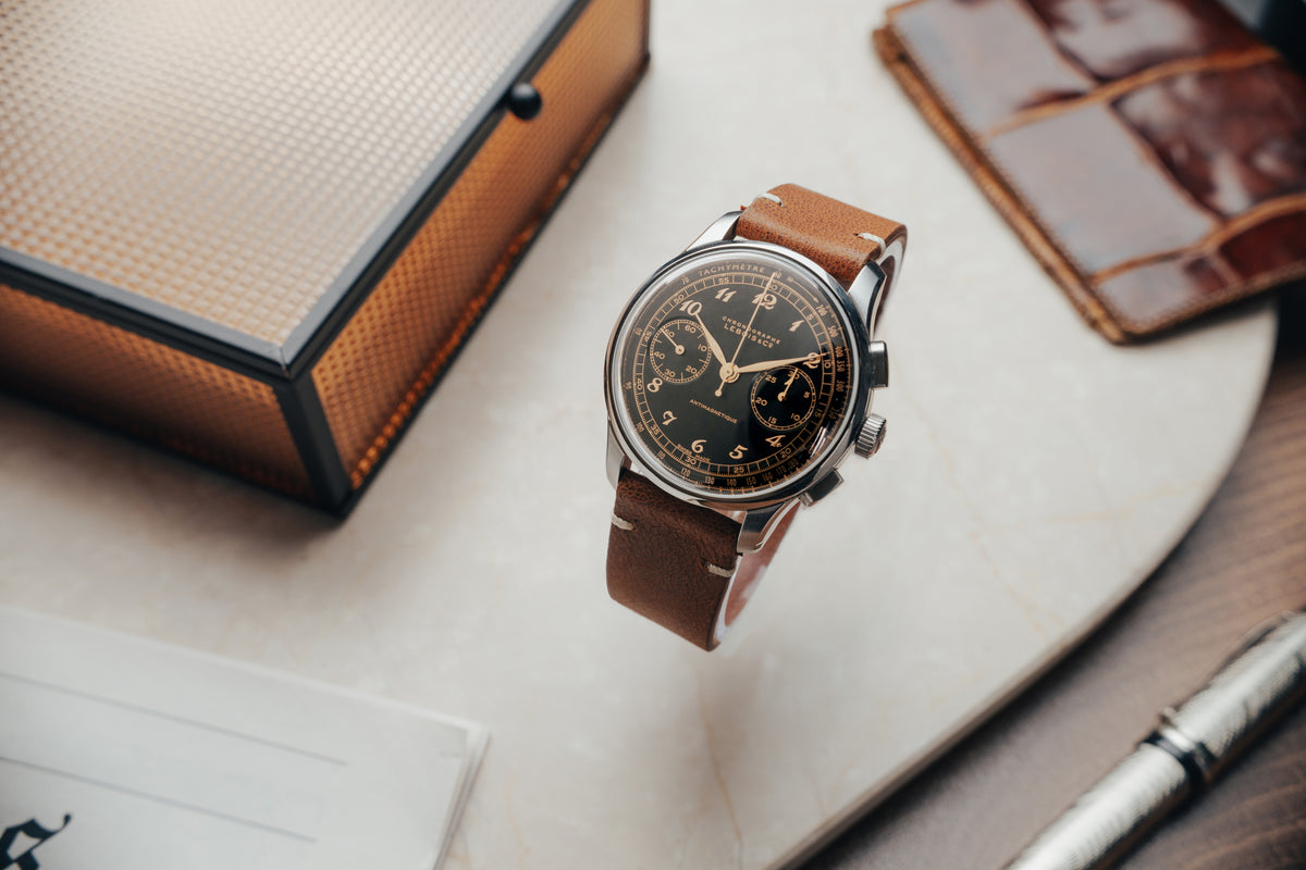 Lebois & Co Heritage Script Chronograph - Ref. 324.406