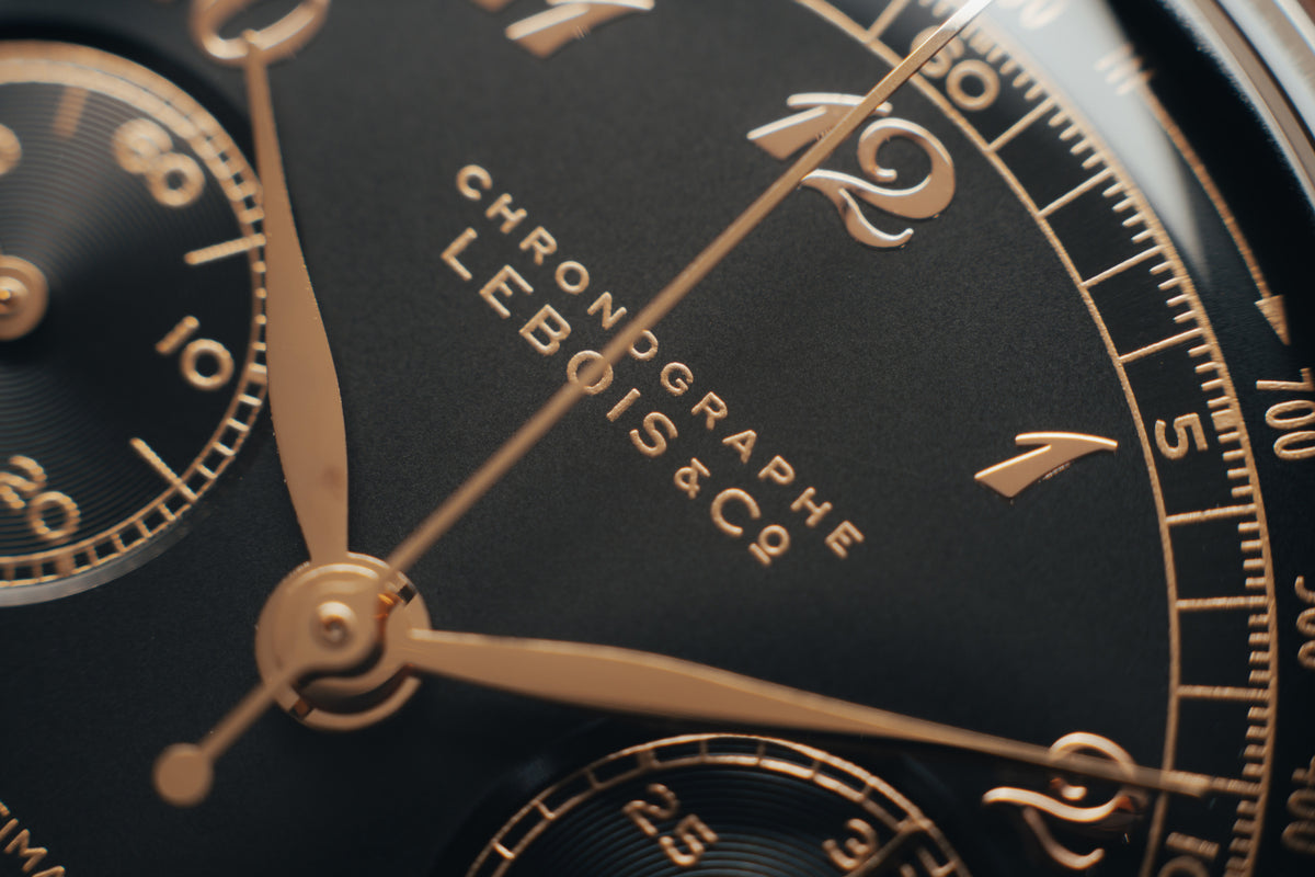 Lebois & Co Heritage Script Chronograph - Ref. 324.406