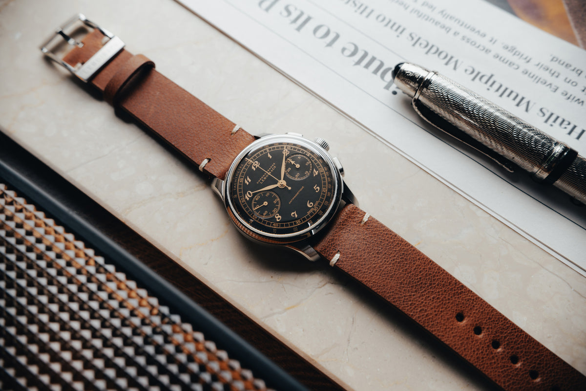 Lebois & Co Heritage Script Chronograph - Ref. 324.406