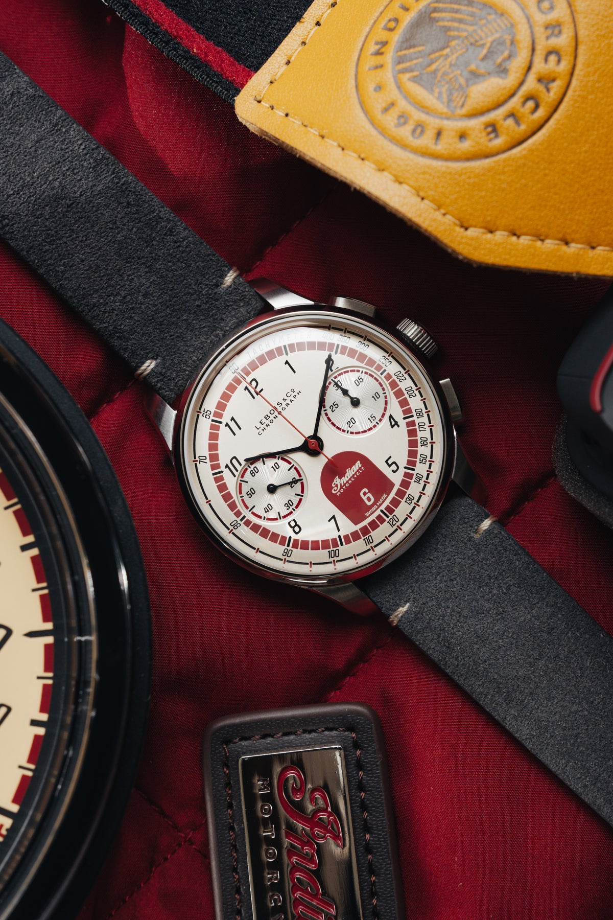 Lebois & Co Heritage Chronograph Indian Motorcycle - Ref. 324.417