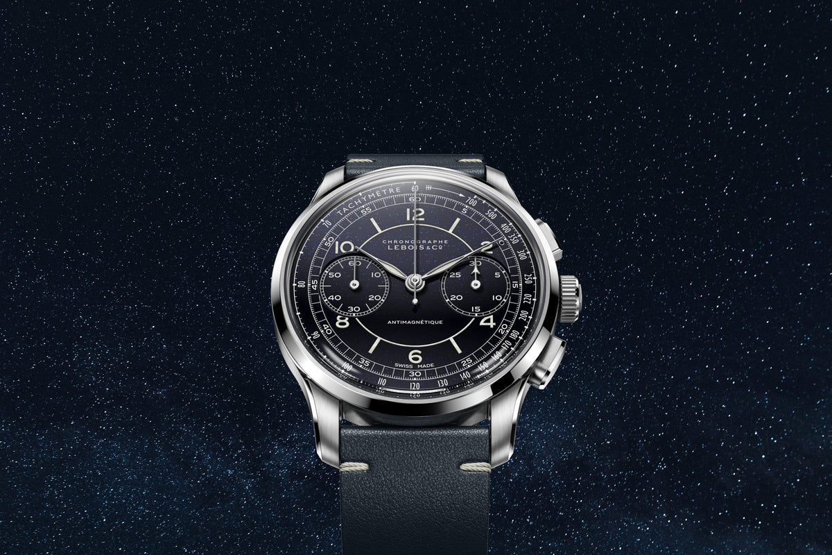 Lebois & Co Heritage Sector Chronograph Aventurine - Ref. 324.444