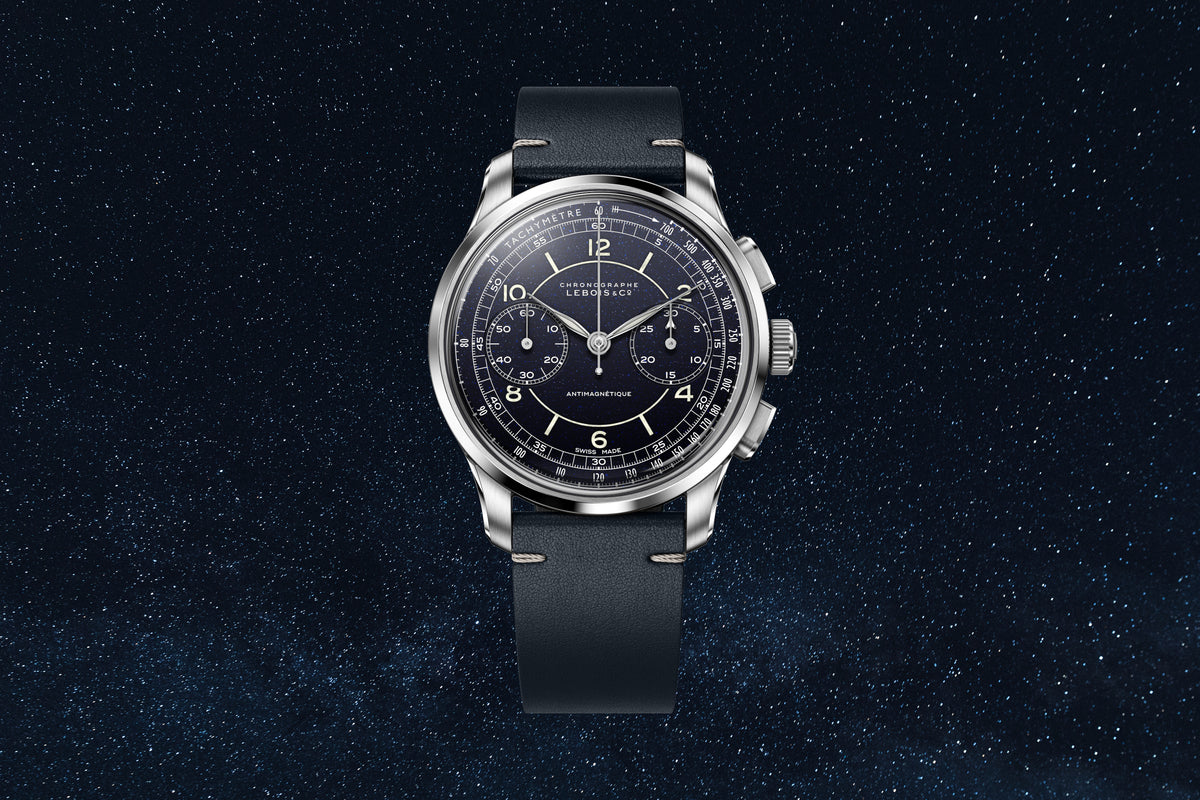 Lebois & Co Heritage Sector Chronograph Aventurine - Ref. 324.444