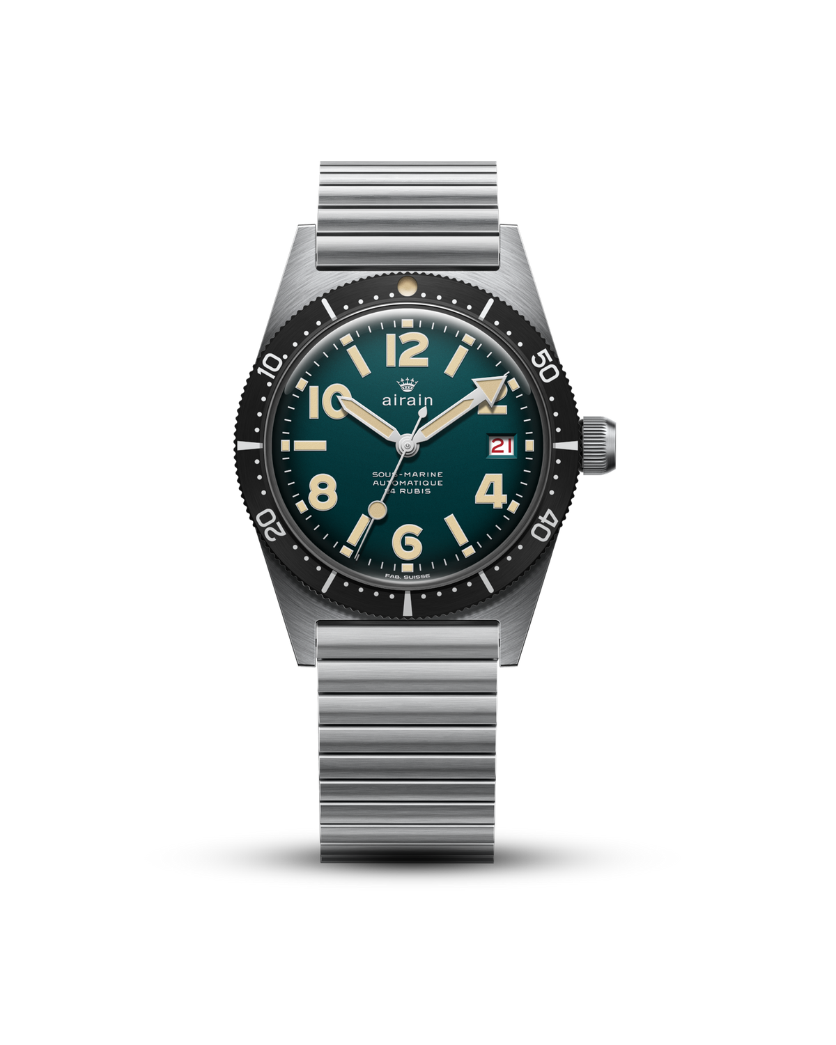 Airain  Sous-Marine Limited Edition - Ocean Green Ref 524.481