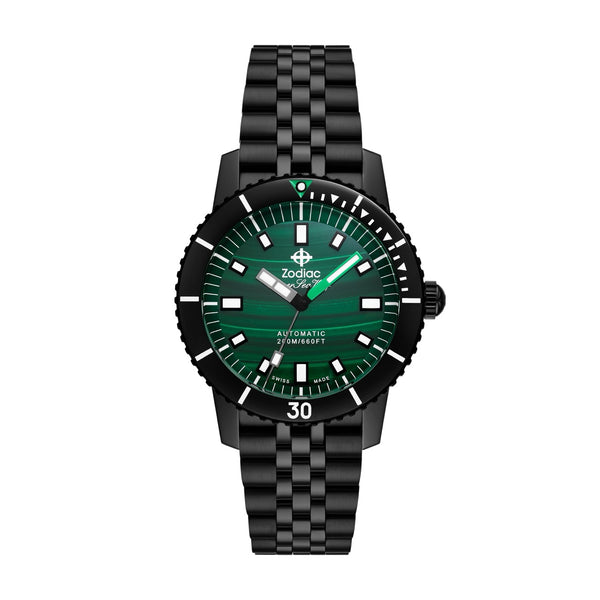 ロード・ウォリアー（14P） Zodiac Super Sea Wolf Compression Diver | Ref. ZO9314 | Green