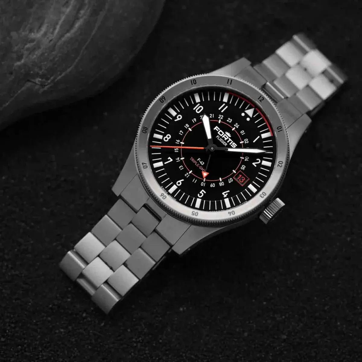 Fortis | Flieger F-43 Triple-GMT "Original" | F4260000