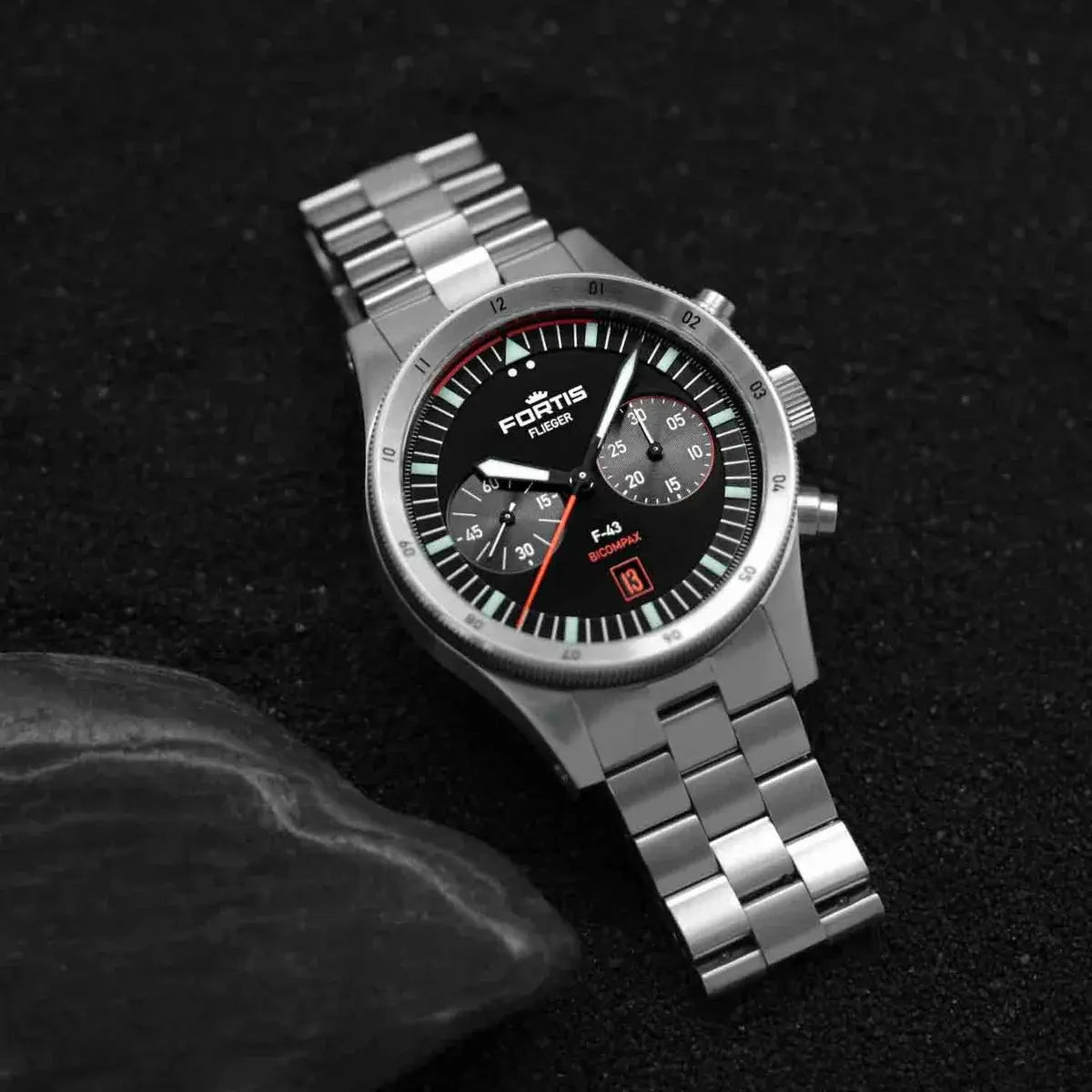 Fortis | Flieger F-43 Bicompax | F.424.0004