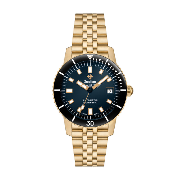 Zodiac Super Sea Wolf Compression Diver | Ref. ZO9308 | Gold