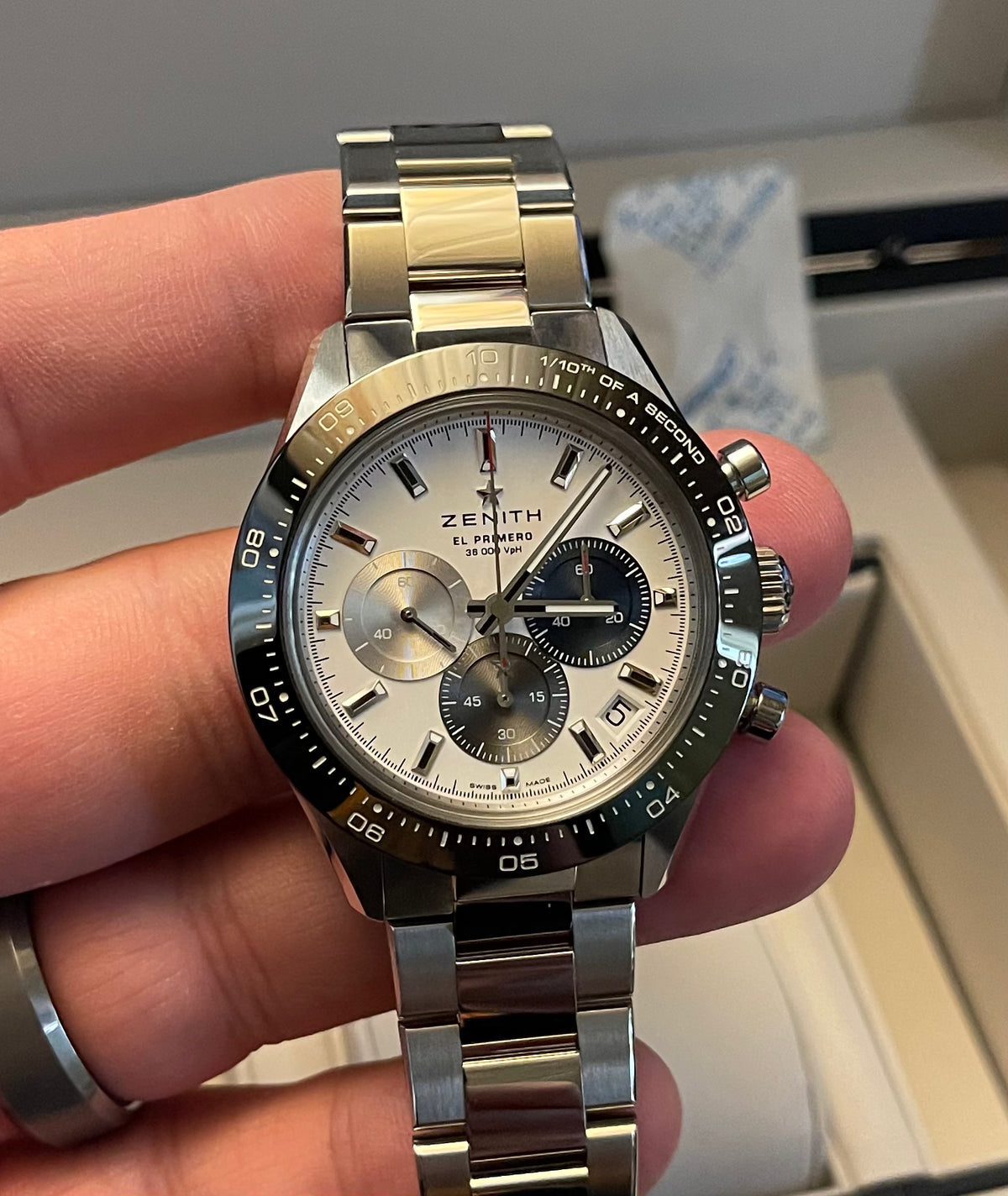 Zenith El Primero Chronomaster Sport White Dial Rocky Mountain