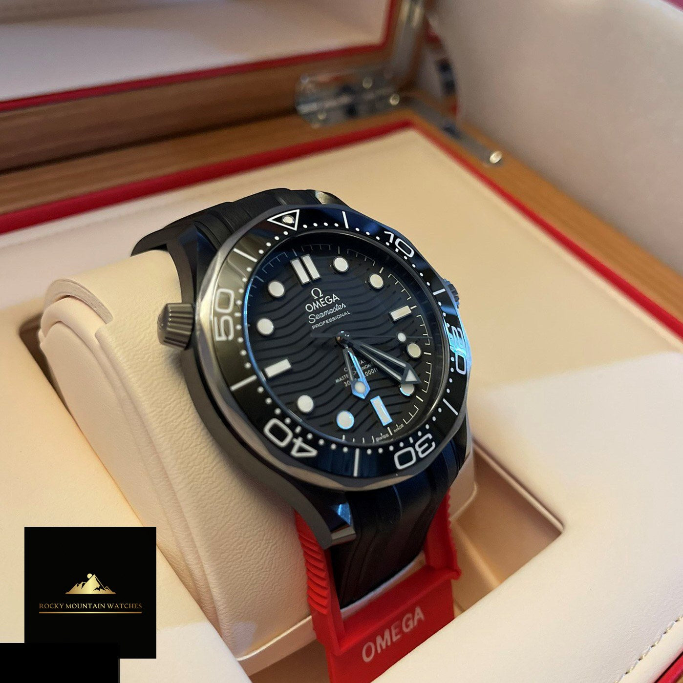 Omega Seamaster Professional 300M Black Ceramic Rocky Mountain