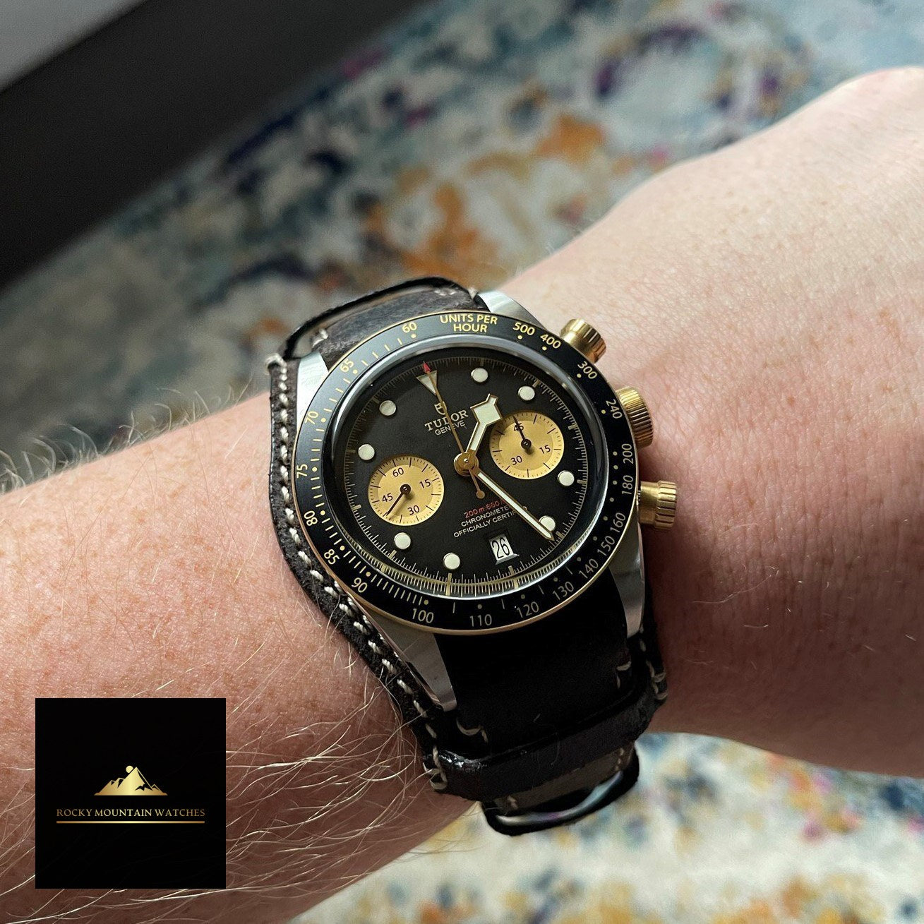 Tudor black bay outlet chrono s&g price